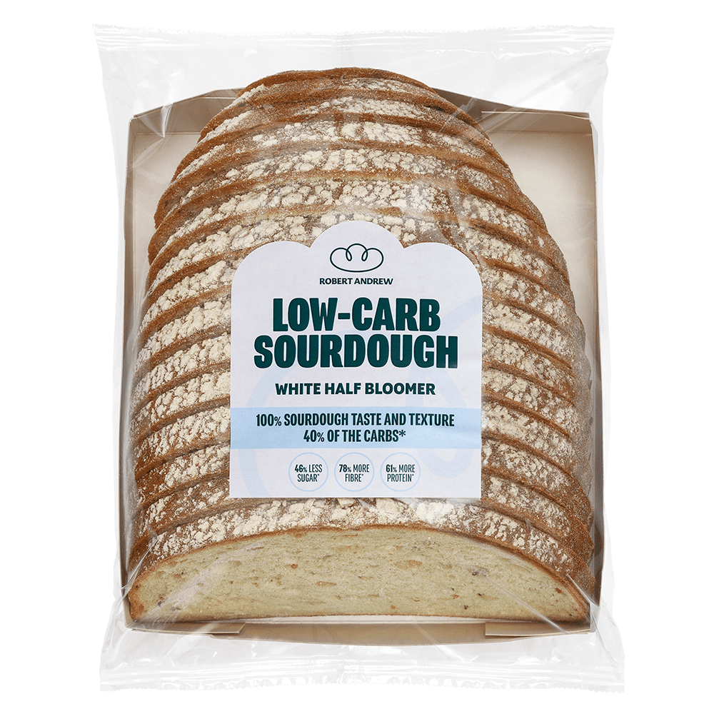 Low-Carb Sourdough White Half Bloomer